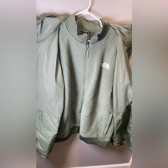 The North Face Men's Sequoia Tri Climate 3 in 1 Fleece Waterproof Coat Thyme XXL